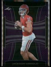 2025 Leaf Metal #B-71 Jackson Arnold purple foilboard