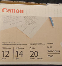 Canon imageFORMULA R10 Portable Document Scanner Duplex 20 Page Feeder New