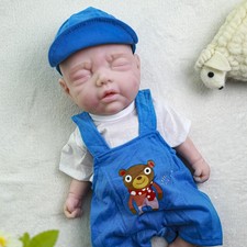  15.7 inch Lifelike Realistic Boy Reborn Dolls Full Silicone Newborn Baby Gift