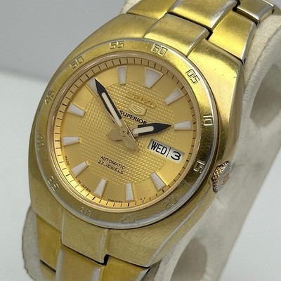 Seiko Superior 7S36-01N0 Automatic Day/Date Vintage Men's Watch