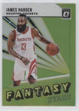 2018 Panini Donruss Optic Fantasy Stars Lime Green Prizm 29/149 James Harden 1u6