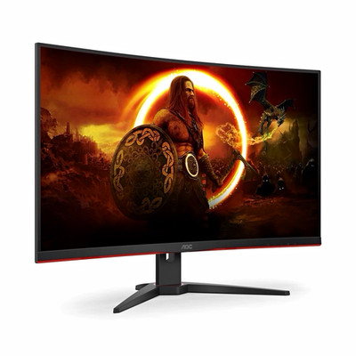 AOC 32 Zoll Monitor mit Standfuß Schwarz/Rot 240 Hz DisplayPort HDMI
