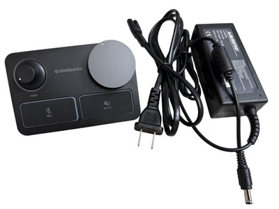 SteelSeries Alias Pro Stream Mixer Audio Interface XLR Dual USB MI02 w/ AC Power