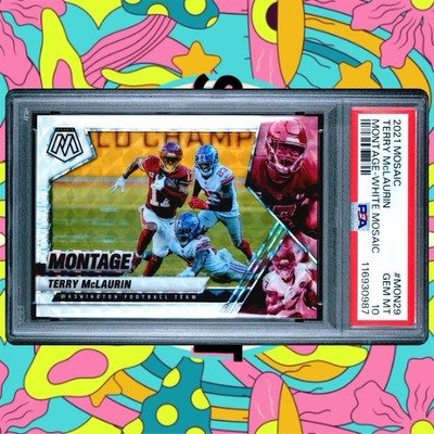 2021 Mosaic Montage White /25 TERRY MCLAURIN ⭐️ PSA 10 POP 1
