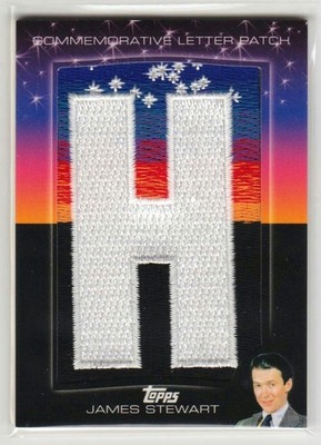 2011 Topps American Pie Hollywood Sign Ltr ''H'' #HSLP-18 James Stewart #/25 069-A
