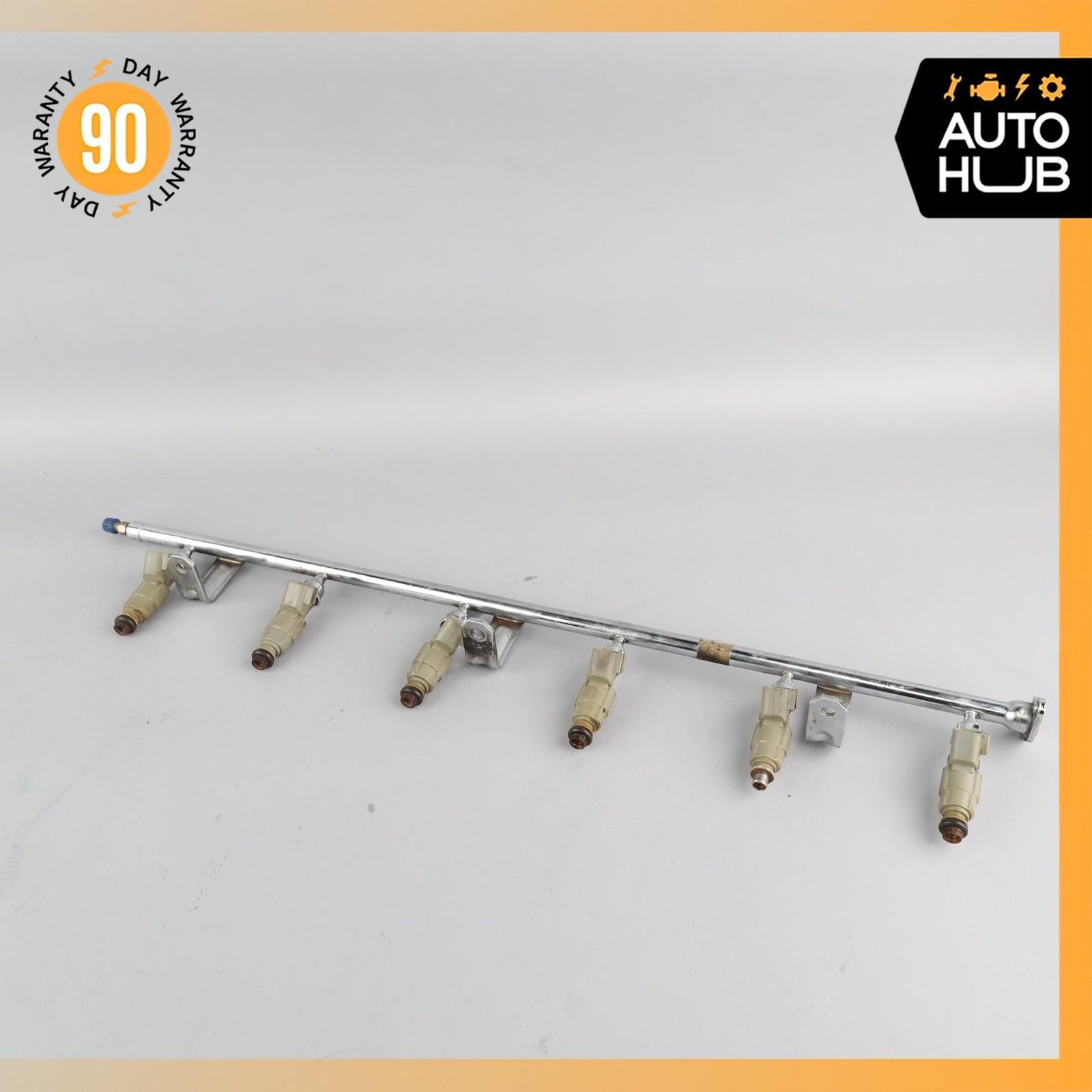 Aston Martin DB7 Vantage 6.0L Right Fuel Injection Rail Line w/Injectors OEM 38k