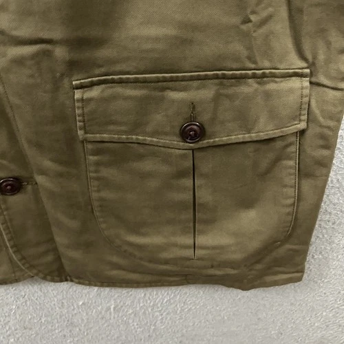 Duluth Trading Jacket Mens Extra Large Tall XLT Green Canteen Gentlemans Casual image 7
