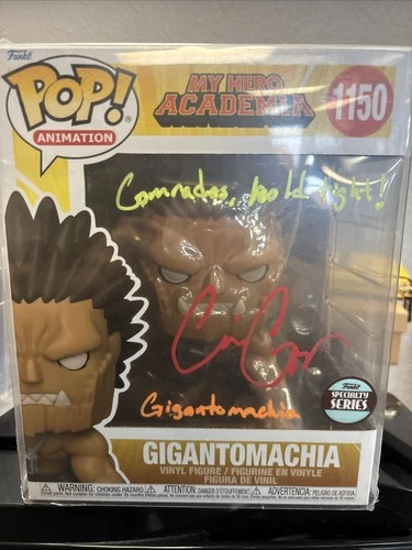 Funko Pop! Vinyl Super 6": My Hero Academia - Gigantomachia (Super) #1150 Signed