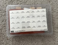 Stampin' Up! EVERYDAY FLEXIBLE PHRASES 28 Wood Mounted Rubber Stamps 56 PHRASES