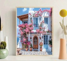 Flower House 5D Diamond Painting Kit