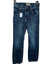 Wrangler 20x Boys Jeans Size 12 Reg Bootcut Adjustable Waist 24