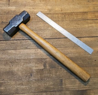 Vintage BLACKSMITH SLEDGE CLUB HAMMER PRE STANLEY ATHA • 3lb Head NICE! ☆USA