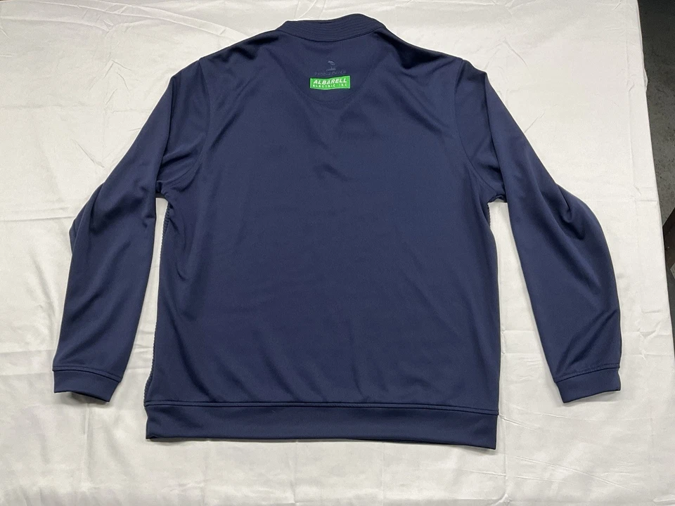 Moravian University Para Hombres XL Azul Marino Rendimiento Manga Larga Equipo Frío 1/4 Cremallera Foto 4 de 4