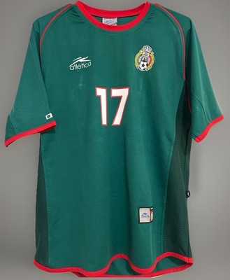 Atletica Mexico World Cup Qualifiers Paco Palencia #17 Jersey Size Rare LARGE
