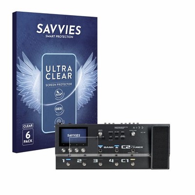 6x Schutzfolie für Boss GX-100 Display Schutz Folie
