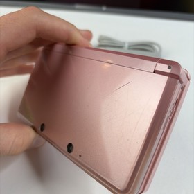 Nintendo 3DS Handheld Video Game Console Pink CTR-001 (USA) W Charger