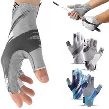 Fishing Gloves UPF50 Sun Protection Gloves Fingerless Fishing Glove Breathable