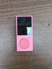 Microsoft Zune Pink 4 GB Bundle Media Player Model 1124 Needs Charger Untested