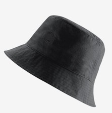 Nike Ohio State OSU Buckeyes LOGO ALL Black OUT Bucket Hat Cap - S/M CAP