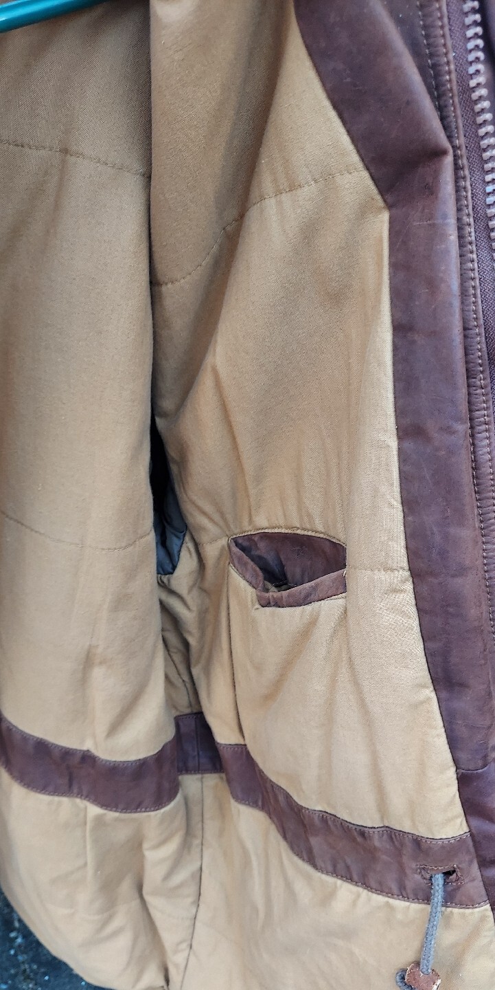 Vintage NEW ZEALAND OUTBACK Cooper Collection Brown Leather Jacket