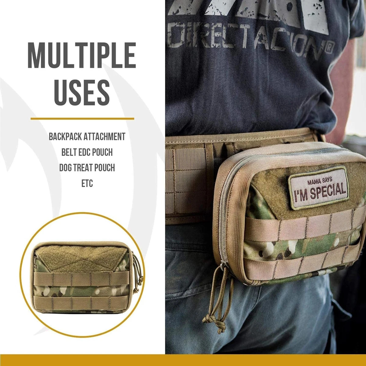 OneTigris MOLLE Admin Pouch, Multicam (3)