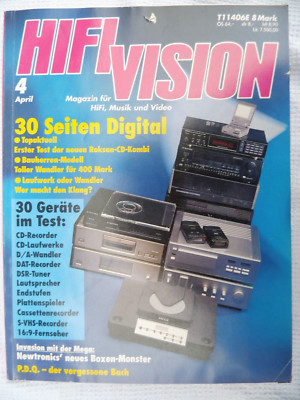 HIFI VISION 4/92, NEWTRONIC MEGA,THORENS TD 146 MK VI,RESTEK EXTRACT,ARCUS AS 50