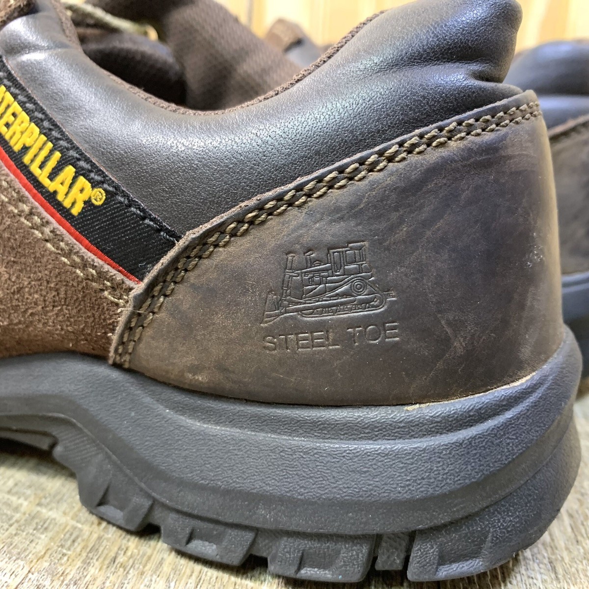 CAT Caterpillar‎ Steel Toe Work Shoes (Brown) P90930 New NIB Size 11 (Wide) CAT Footwear Streamline Leather - Brown 11(W) Streamline  main image 4