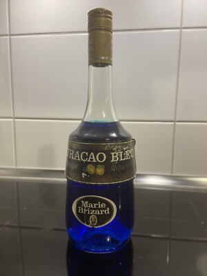 Curacao Bleu Marie Brizard Alte Flasche