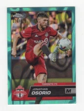 2023 TOPPS CHROME MLS SOCCER AQUA LAVA REFRACTOR 74/125 JONATHAN OSORIO TORONTO