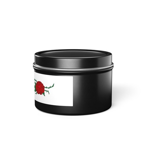 Rose Scented Tin Candle, Romantic Gift, Home Decor, Aromatherapy, Self-Care - Picture 4 of 37