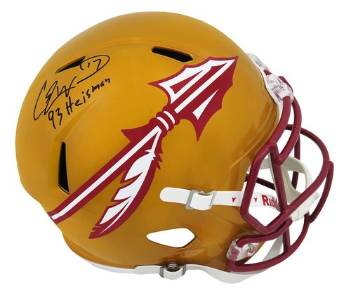 Charlie Ward Signed FSU FLASH Full Size 