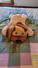 Melissa Doug Large Plush Dog  Brown and Tan 