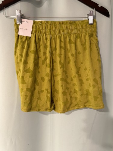 Nike Dri-FIT Big Kids Breezy High-Waisted Training Shorts Olive FB1095-390 Sz S - Picture 7 of 7