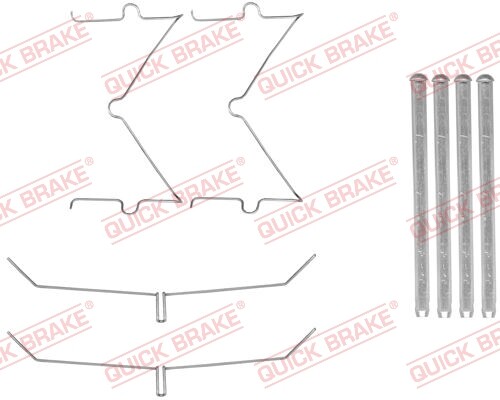 Quick Brake ZubehöRsatz 109-1885, Scheibenbremsbelag FüR Toyota-image