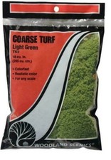 Woodland Scenics 63 Coarse Turf Light Green 18 cu.in. - NIB