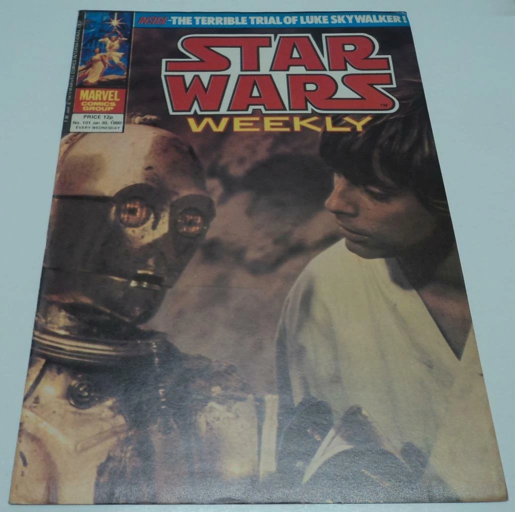 レア STAR WARS WEEKLY #1 デイビッド・プラウズ サイン入り