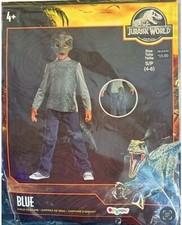 Jurassic World Raptor Dinosaur Blue Classic Halloween Costume - Size S/P 4/6 