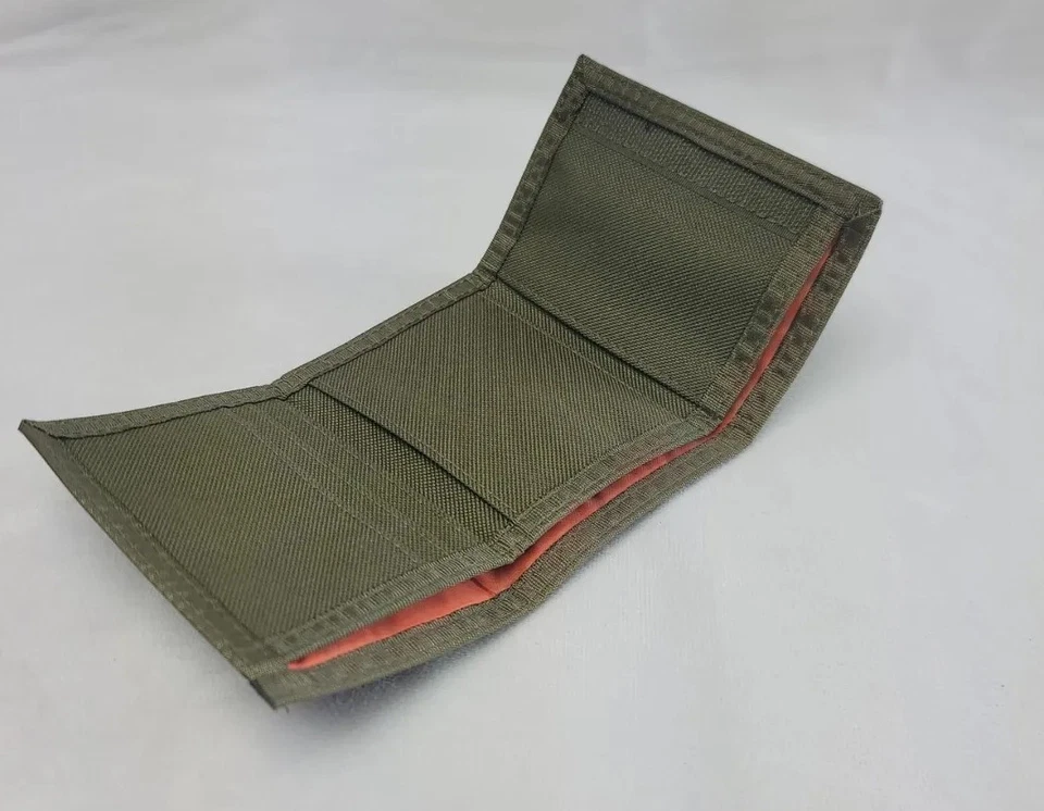 Real Tree Camo Trifold Wallet W/ Orange Inside Pocket  - Image 3 of 4