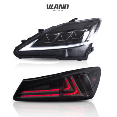 #ad 2 Pair Lights For Lexus IS250 350 ISF 2006 2013 Full LED Headlightsamp; Tail Lights $579.99