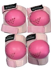 BOSONER Kids Youth Knee Elbow Pads Guards Set Sports Skating Pink Adjustable