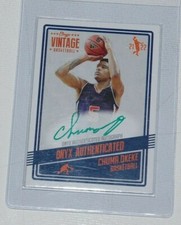 2021 ONYX VINTAGE BASKETBALL GREEN INK # /50  AUTO CHUMA OKEKE #VACO