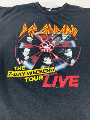 Def Leppard The7-DayWeekend Tour Live T 【公式通販】