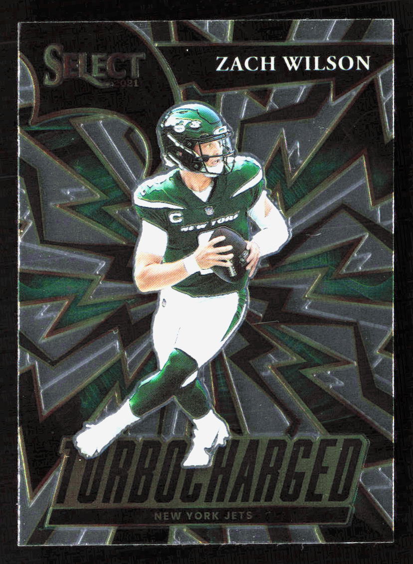 2021 Select Zach Wilson #TUR-2 Turbocharged RC New York Jets