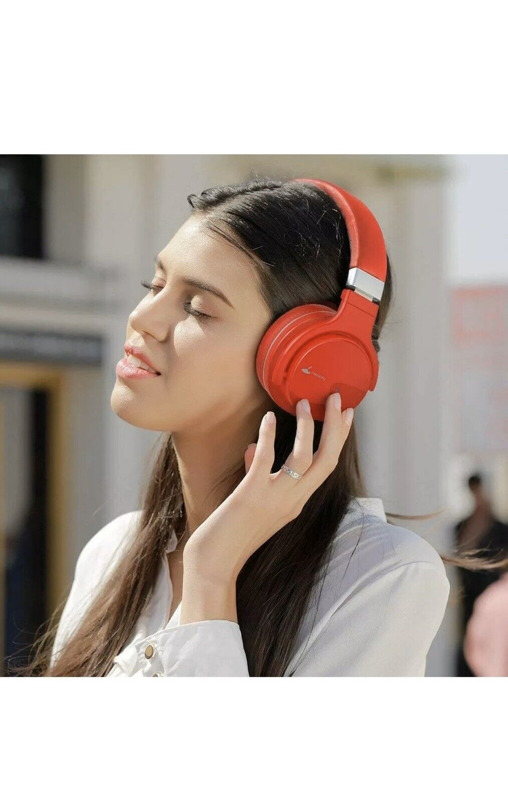 meidong Bluetooth Headphones, E7B Lightweight Wireless Headphones with Hi-Fi Ear Specjalna cena tania