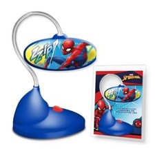 Spiderman Flessibile Lampada  Led Luce Notturna Da Comodino Tavolo Bambini