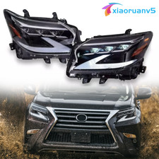 Full Led Headlights For 2014-2019 Lexus Gx460 Drl Triple Pair Headlamps Assembly