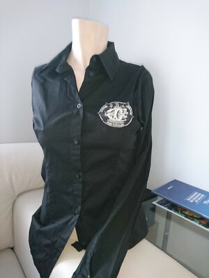 Original Roberto Cavalli  Bluse Schwarz d.G. XS -  34  