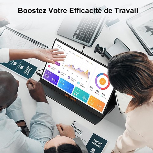 165Hz Moniteur de Jeu Portable 17,3 Pouces 2,5K avec Béquille UHD Externe Écran - Photo 14/23