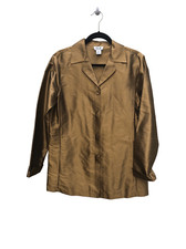 S.l.b. Vintage Gold Silk Jacket Size 10
