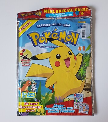 Offizielle Pokemon Magazin Ausgabe 1 mit Handwerksaktivitäten Panini 2021 selten